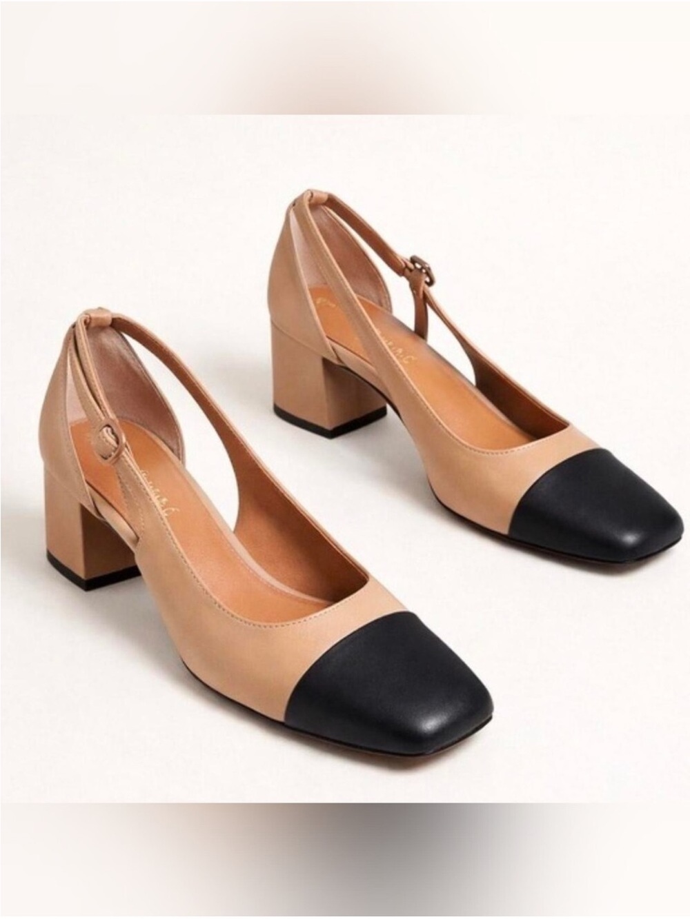 J. McLaughlin Callie Leather Slingback Heel